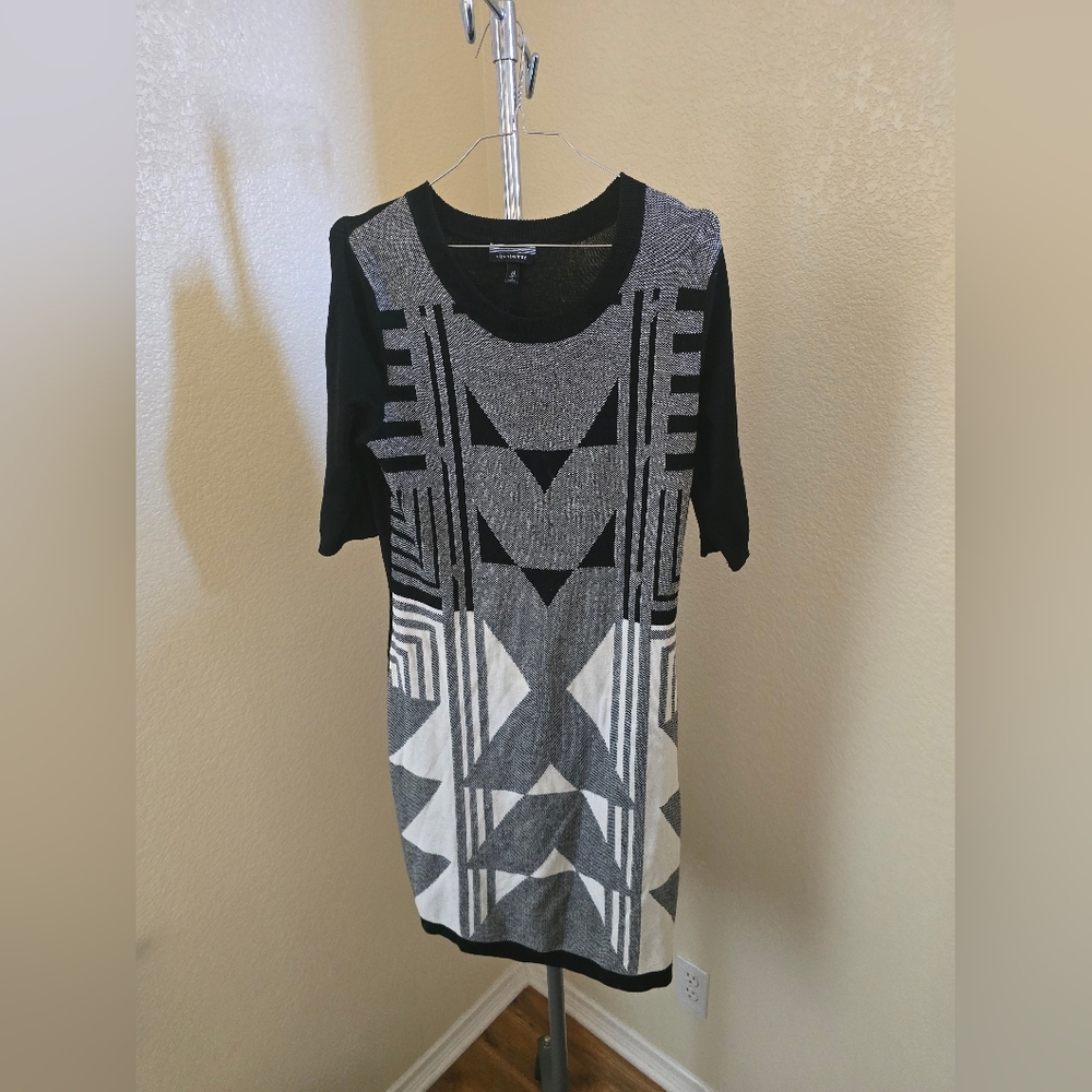 Allison Brittney Short Sleeve Sweater Dress